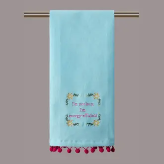 PK Handcraft Embroidered Linen Cotton Kitchen Towel Energy Efficient