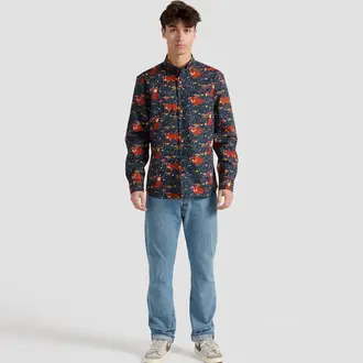 Poplin & Co. Poplin & Co Long Sleeve Shirt Forest Fox