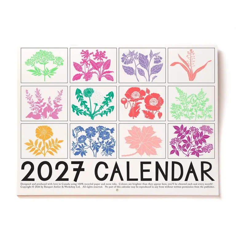 Banquet Workshop Banquet Workshop 2027 Medicinal Plants Calendar