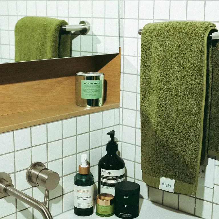 Droplet Droplet Cotton Hand Towel