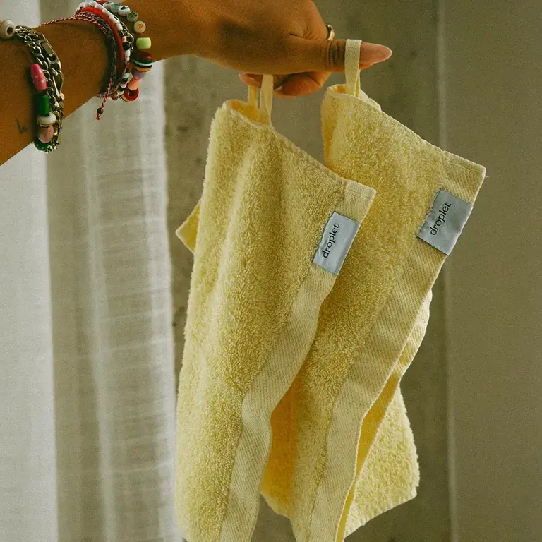 Droplet Droplet Cotton Wash Cloth
