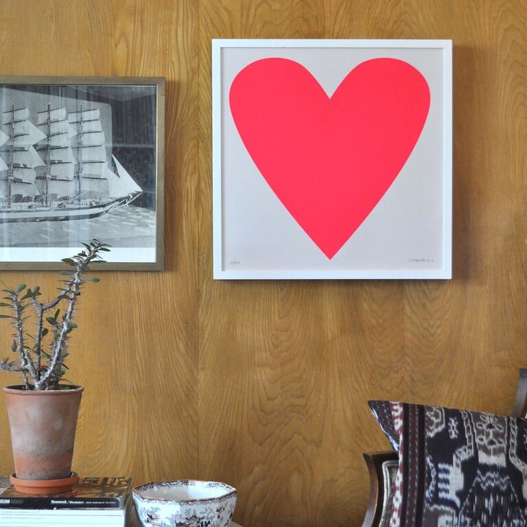 Banquet Workshop Banquet Workshop Neon Heart Print (Unframed)