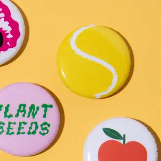 Banquet Workshop Banquet Workshop Tennis Ball Button 1"
