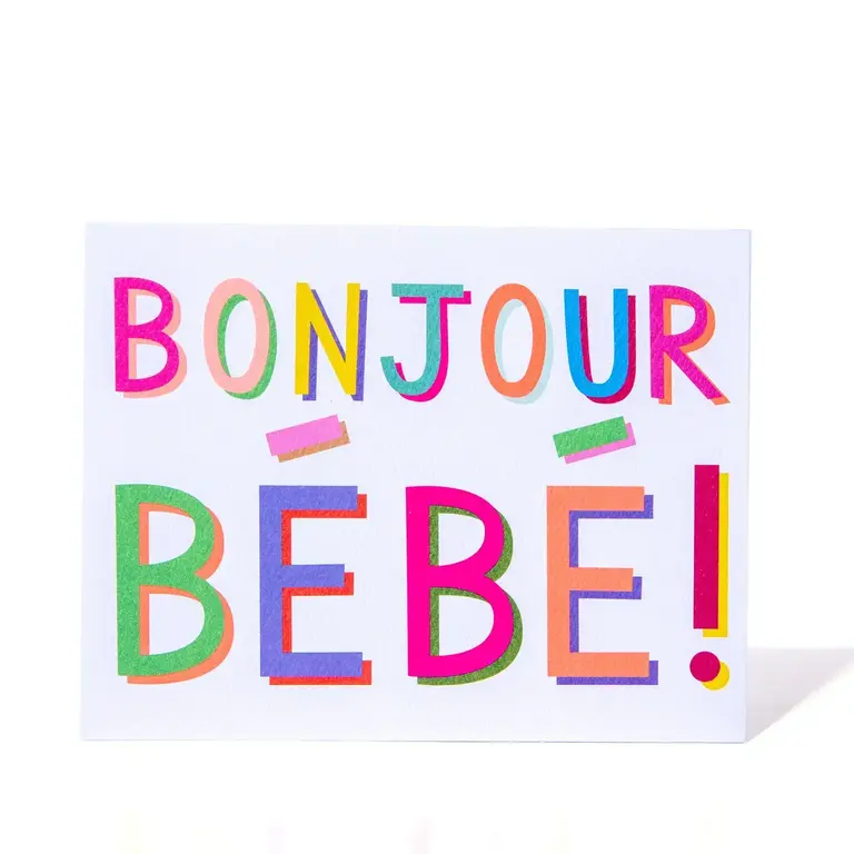 Banquet Workshop Banquet Workshop Bonjour Bébé Card