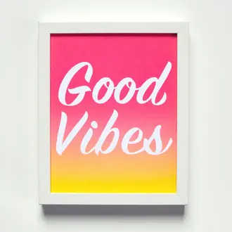 Banquet Workshop Banquet Workshop Good Vibes Print 8x10" (Unframed)