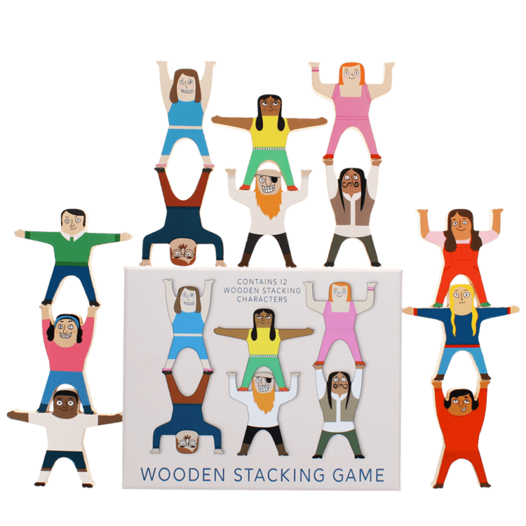 Rex London Rex London Wooden Stacking Characters Game