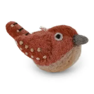 EGS EGS Fair Trade Ornament Rusty Red Wren