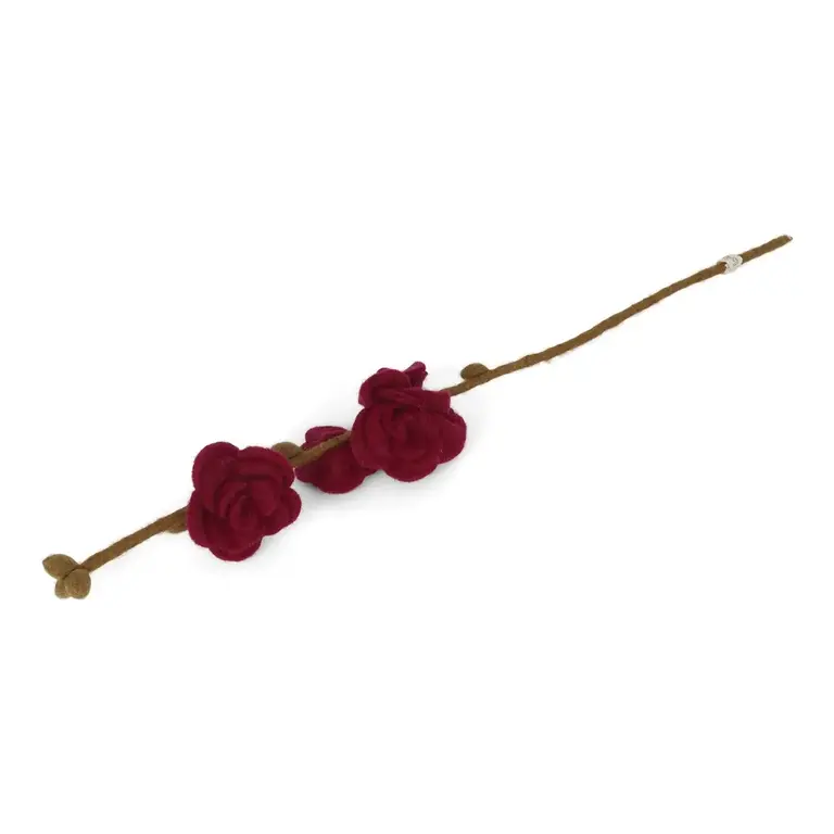 EGS EGS Fair Trade Felt Branch - Cherise Roses