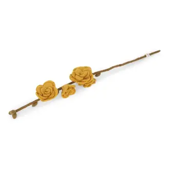 EGS EGS Fair Trade Felt Branch - Yellow Roses