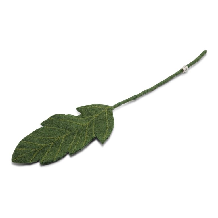 EGS EGS Fair Trade Felt Big Leaf - Dark Green