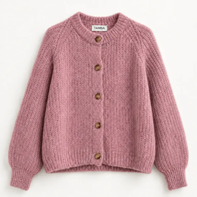 Tamba Tamba Mohair Blend Cardigan O/S