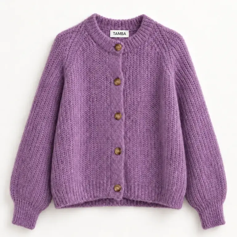 Tamba Tamba Mohair Blend Cardigan O/S