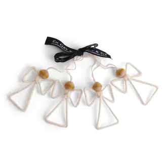 EGS EGS Fair Trade Ornaments Angels White S/4