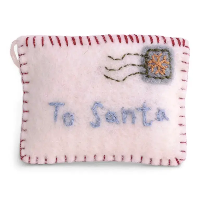 EGS EGS Fair Trade Felt Ornament Letter To Santa