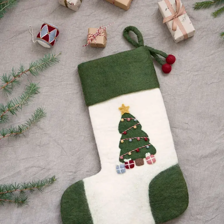 EGS EGS  Fair Trade Felt Stocking Tree w Presents