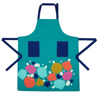 PK Handcraft Polygon Cotton Holiday Apron
