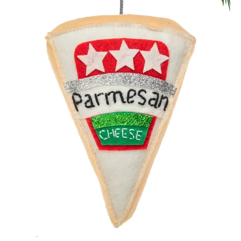 SRB Parmesan Cheese Felted Ornament