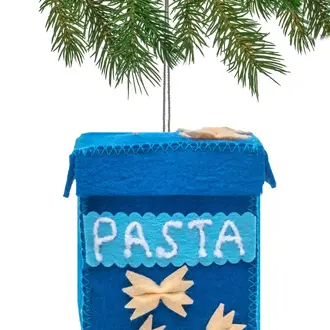 SRB Pasta Box Felted Ornament