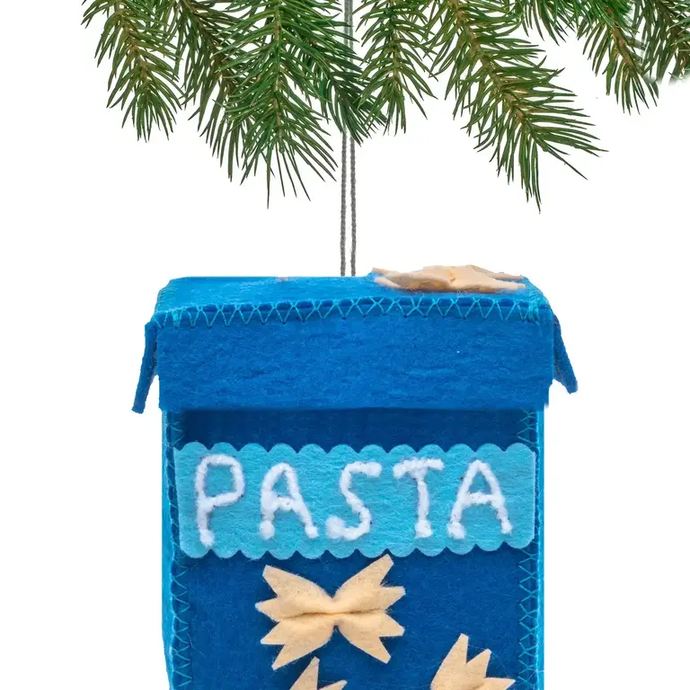 SRB Pasta Box Felted Ornament