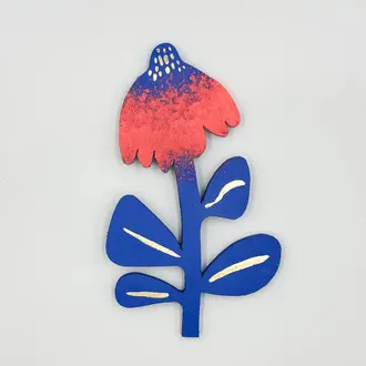 Tiffriff Tiffriff Folk Art Wall Hanging Corn Flower Droop