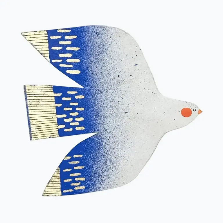 Tiffriff Tiffriff Folk Art Wall Hanging Bird #1