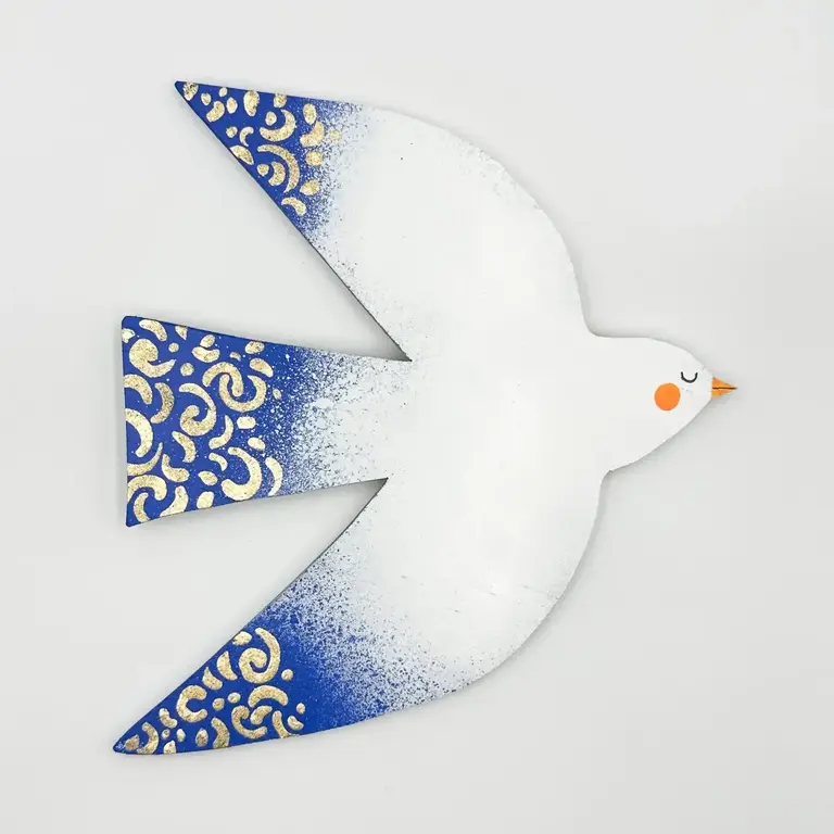 Tiffriff Tiffriff Folk Art Wall Hanging Bird #3