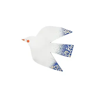 Tiffriff Tiffriff Folk Art Wall Hanging Bird #4