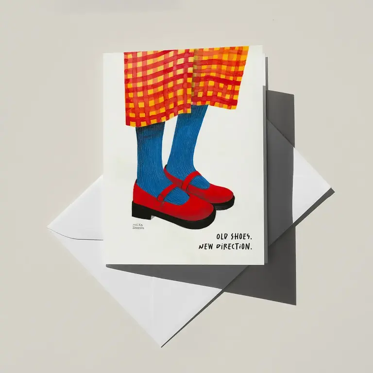 Tiffriff Tiffriff Old Shoes. New Direction Card