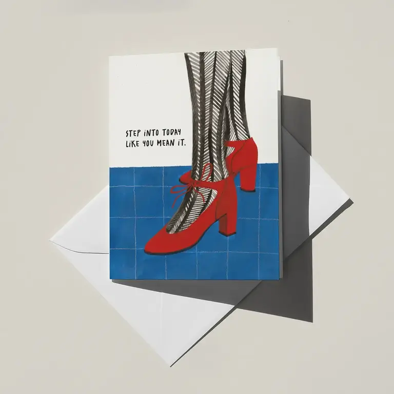 Tiffriff Tiffriff Step Into Today Card