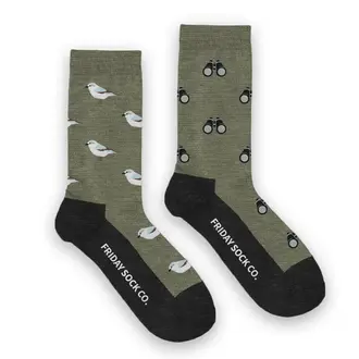 Friday Sock Co Friday Sock Co Men's Merino Socks Birdwatching