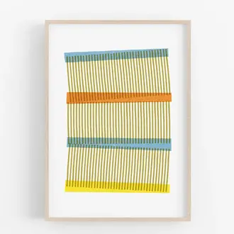 Mezzaluna Mezzaluna Risograph Print Twist (8.5x11) Unframed Mezzaluna Mezzaluna Risograph Print Twist (8.5x11) Unframed