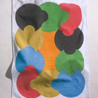 Mezzaluna Mezzaluna Heavy Weave Cotton Tea Towel Planets