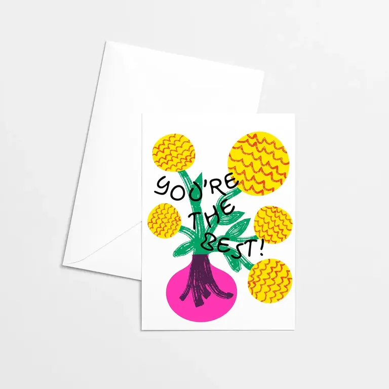 Mezzaluna Mezzaluna Risograph Card You're The Best