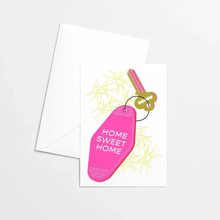 Mezzaluna Mezzaluna Risograph Card Home Sweet Housewarming