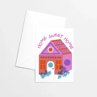 Mezzaluna Mezzaluna Risograph Card Sweet House