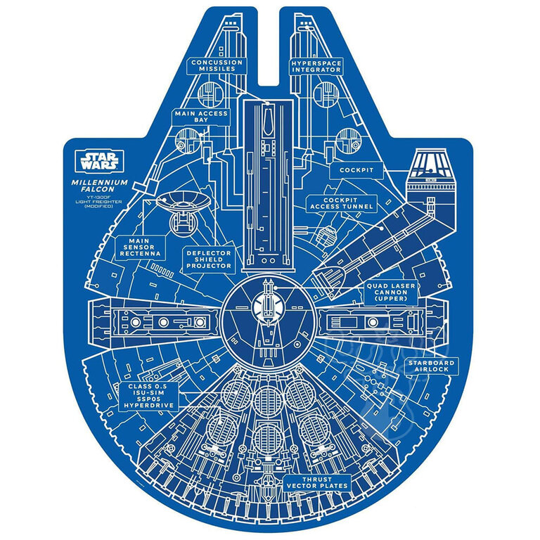 Raincoast Books Raincoast Millenium Falcon Double Sided Puzzle 1000 piece