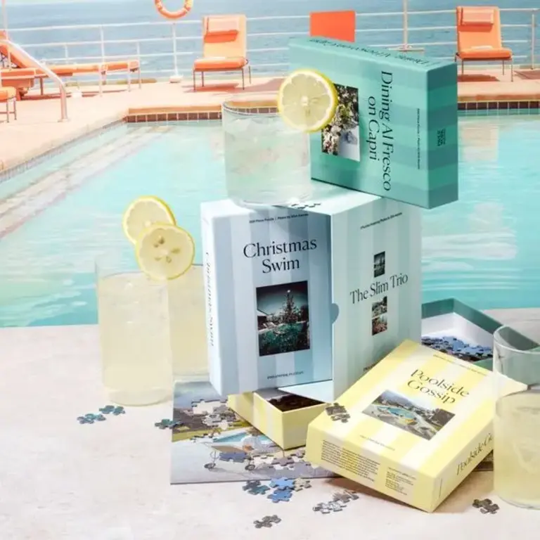 Piecework Piecework Deluxe Slim Aarons Trio Puzzle Set (3 x 300 pieces)