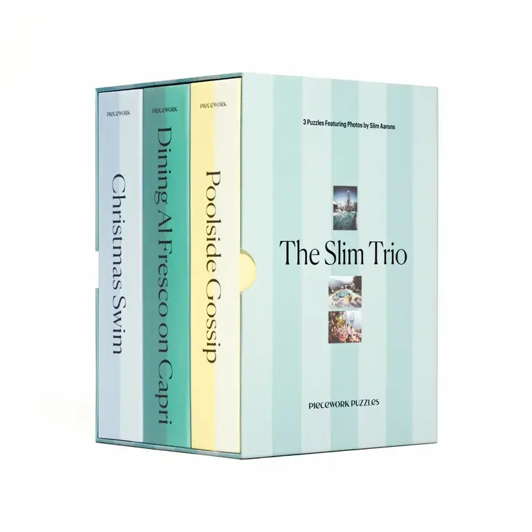 Piecework Piecework Deluxe Slim Aarons Trio Puzzle Set (3 x 300 pieces)