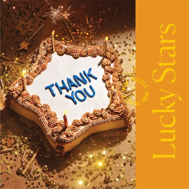 Piecework Piecework Deluxe Lucky Stars Thank You Mini Puzzle
