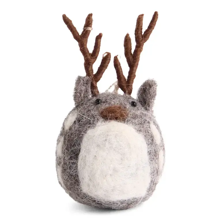 EGS EGS Fair Trade Ornament Deer Grey