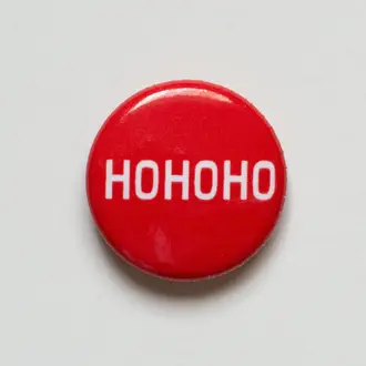 Banquet Workshop Banquet Workshop Ho Ho Ho Button 1"