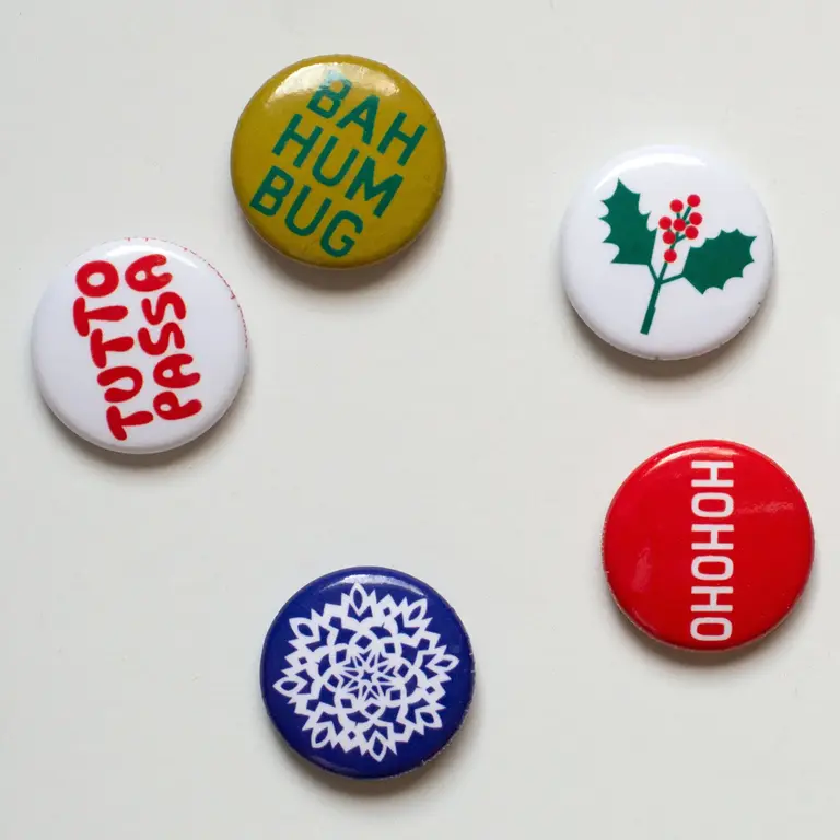 Banquet Workshop Banquet Workshop Ho Ho Ho Button 1"