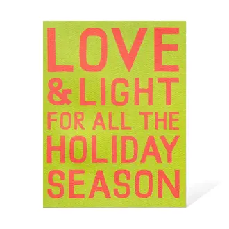 Banquet Workshop Banquet Workshop Love and Light Holiday Card