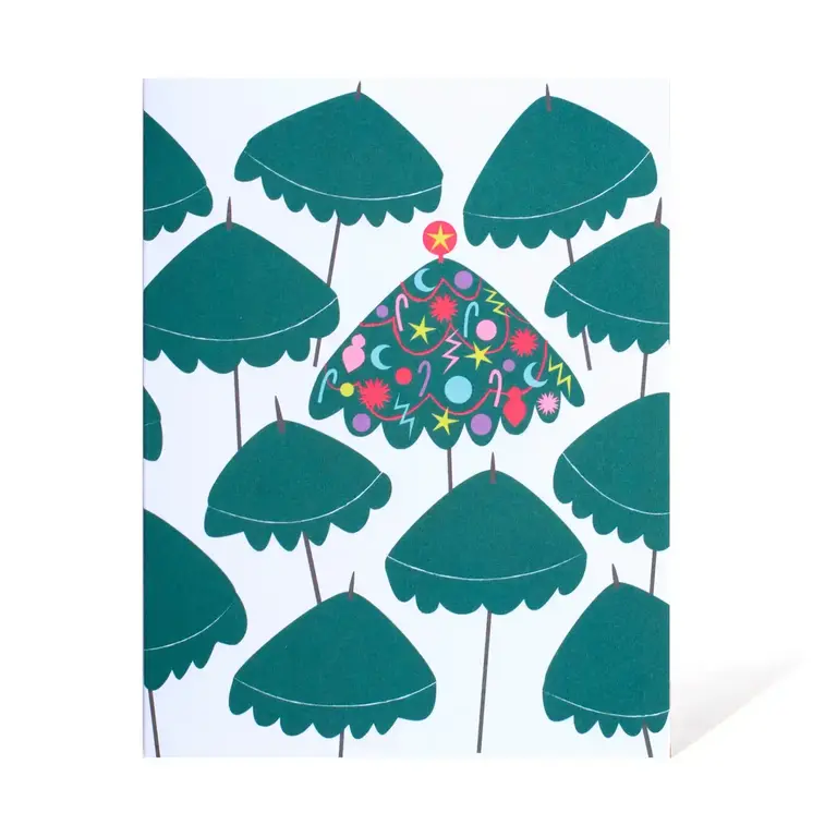 Banquet Workshop Banquet Workshop Holiday Umbrellas Card