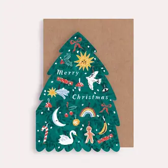 Sister Paper Sister Paper Merry Christmas Tree Card