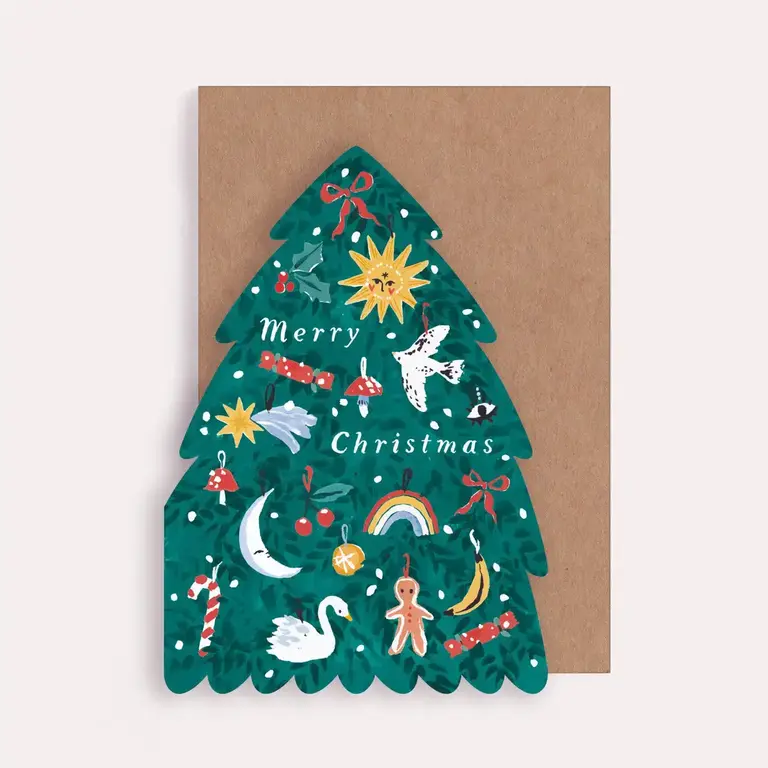 Sister Paper Sister Paper Merry Christmas Tree Card