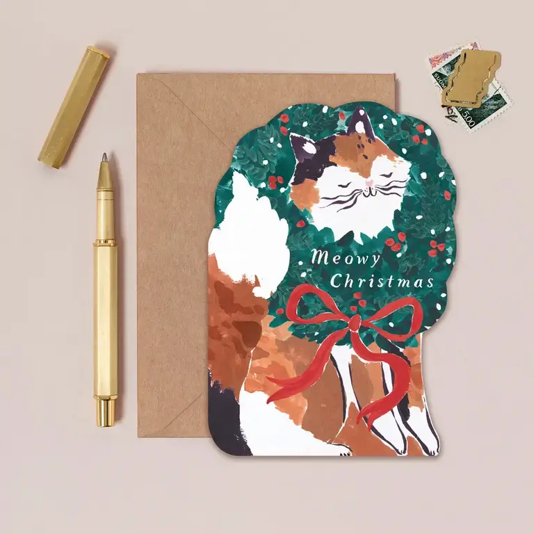 Sister Paper Sister Paper Meowy Christmas Card