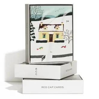 Red Cap Cards Red Cap Winter Homestead Card Box/8