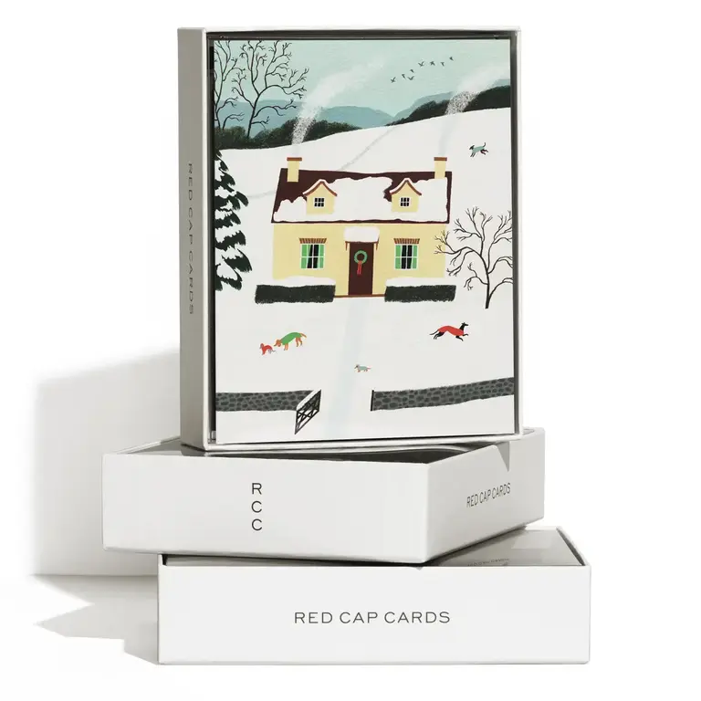 Red Cap Cards Red Cap Winter Homestead Card Box/8