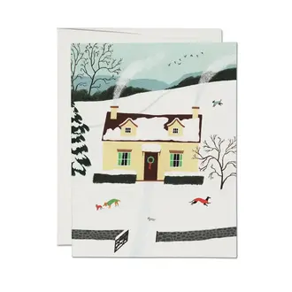 Red Cap Cards Red Cap Winter Homestead Card